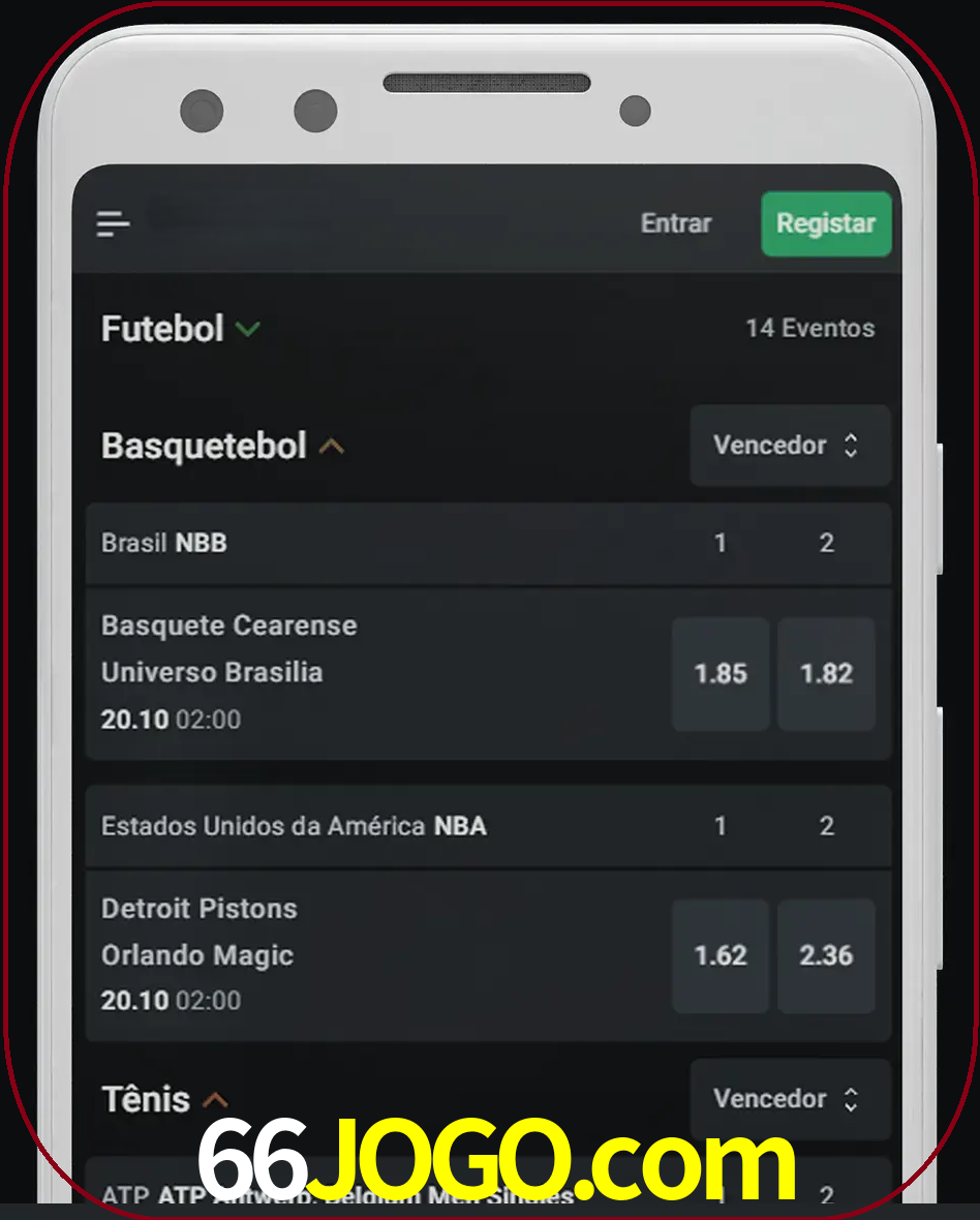 Aposte e assista aos esportes em formato ao vivo.