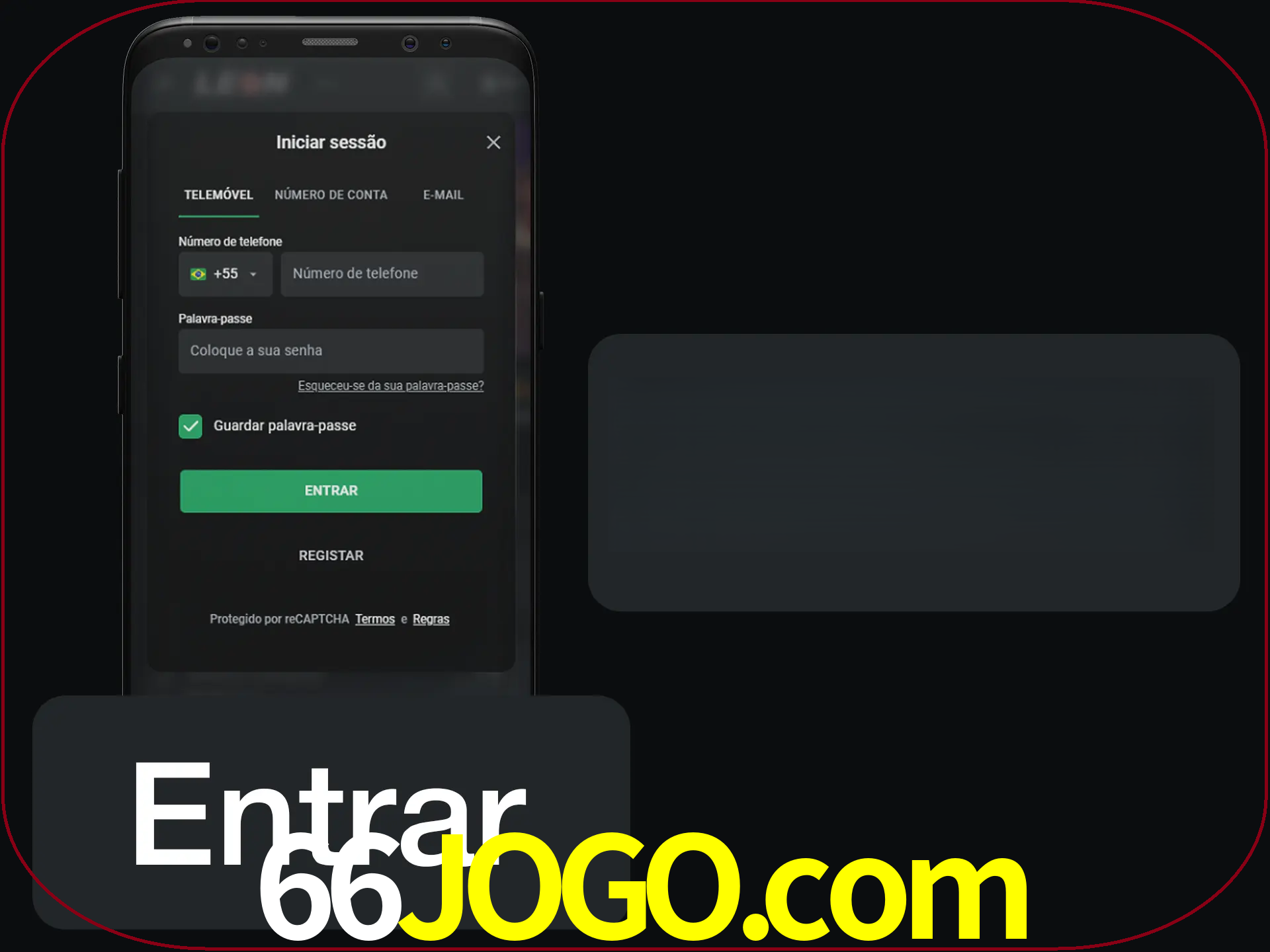 Faça o login para começar a apostar e jogar no cassino.