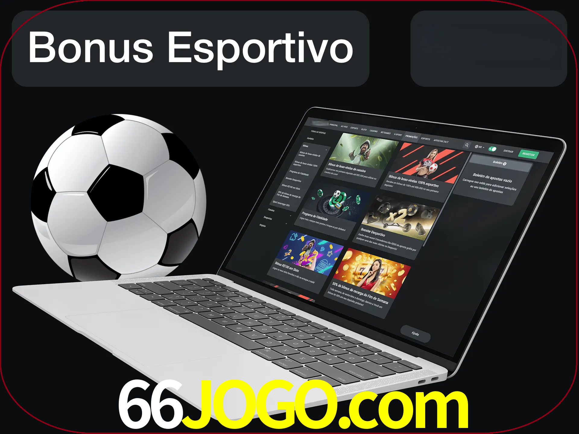 Antes de começar a apostar, use o bônus esportivo.