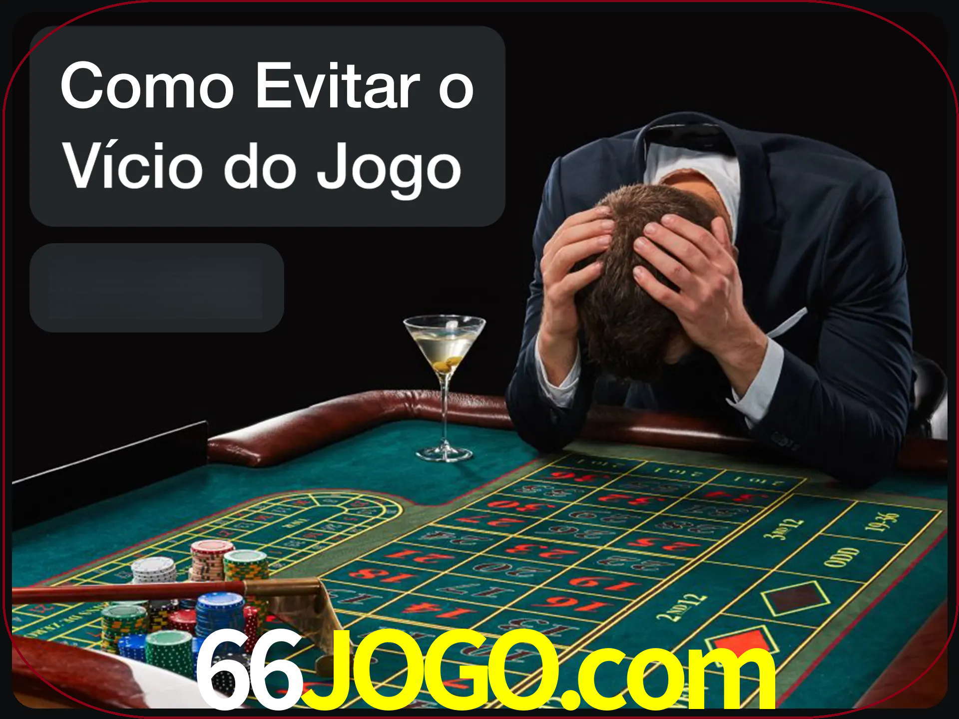 Você é responsável por cada uma de suas apostas.